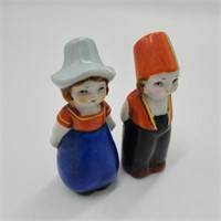 Vintage Dutch Children Salt & Pepper Shakers