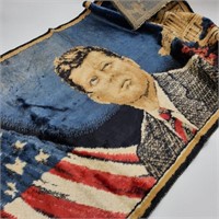 Vintage John F. Kennedy Tapestry / Wall Hanging