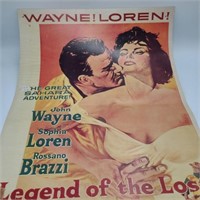 Vintage John Wayne Legend of The Lost Poster