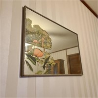 Antique Flamingo Mirror