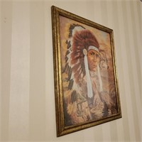 Native American Art in West Bedroom