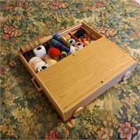 Large Tub of Thread & Sewing Notions