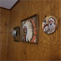 Vintage Native American Themed Decor