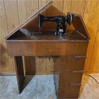 American 15 Sewing Machine Console