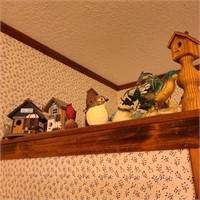 Birdhouses & Contents of Divider Wall