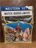 Vintage Western Toy Set-Lone Ranger MOC