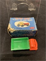 Vintage Blue Box Dump Truck Toy Car in Box