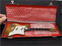 Vintage Well Made Salesman Sample Guitar in Case