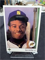 Large 6" x 5" Ken Griffey Jr. Upper Deck Rookie