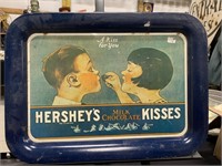 Vintage Hershey's Kisses Metal Tray