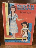 Rare INDIAN Paper Dolls In Book Sealed