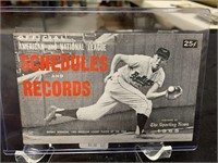 Vintage 1965 MLB Schedule Book-Brooks Robinson