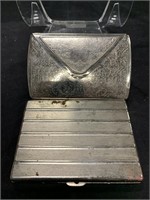 Two Vintage Chrome Silver Cigarette Cases
