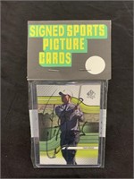 Tiger Woods Signed Golf Card in Pack