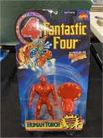 Vintage Fantastic Four Human Torch Figure MIP MOC