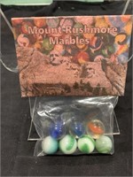 Vintage Mount Rushmore Marbles In Bag