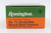 Box (1000) Remington 71/2 Small Rifle Primers