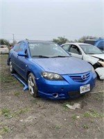 2006 Blue Mazda M3S (Salvage Title)