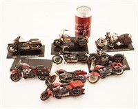 Lot de motos de collection Harley-Davidson