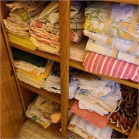 Closet Full of Vintage Sheets & Bedding