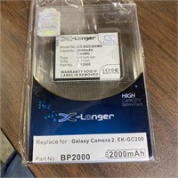 LOT OF 20 X-LONGER GALAXY 2 BATTERY   0227534