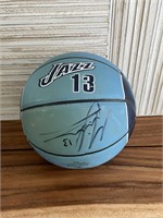 Mehmet Okur Autographed Utah Jazz Basketball