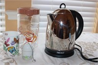 AROMA ELECTRIC TEA POT, BUTTERFLY CUP MORE