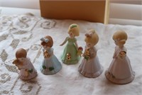 PORCELAIN FIGURINES   AGES 1-5 "GROWING UP"