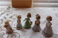 PORCELAIN FIGURINES   AGES 1-5 "GROWING UP"