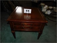 2 DRAWER END TABLE