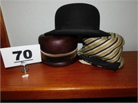 (3) VINTAGE HATS-(2) LADIES & (1 ) MANS