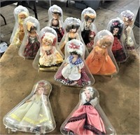 (12) Dolls of World in Cases, Marcie Dolls?