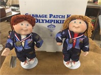(2) Cabbage Patch Kids, Olympic, Danbury Mint