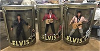 (3) Elvis Presley Hasbro in Boxes