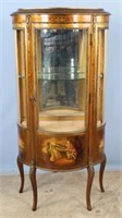 French Vernis Martin Style Curio Cabinet