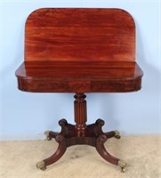 Classical Mahogany Game Table C. 1820