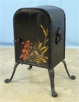 Fireplace Warmer w/ Hand Painted Quail Decoration
