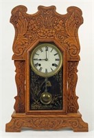 Antique Sessions 8 Day Oak Clock