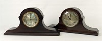 Sessions & Ingraham Mahogany Mantle Clocks