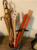 Collections of Yard Sticks and Canes