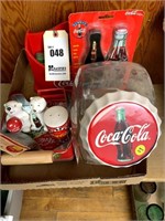 Coca Cola Cookie Jar, Coca Cola Wooden Tote