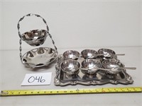 Vintage Stainless Serving Dishes (No Ship)