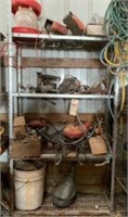 Metal Shelving & All Contents