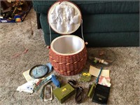 Sewing Basket and contents