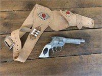Toy Marshalls Cap Gun and Holster Belt