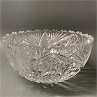 Beautiful Lead Crystal Fruit Bowl 8"