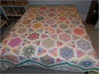 QUILT-1930'S GRANDMOTHERS FLOWER GARDEN