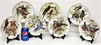 7 Bird Plates From WWF Made in Germany