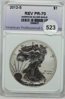 2012-s Reverse Proof American Silver Eagle RP70