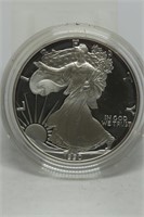 1990 Proof American Silver Eagle in OGP